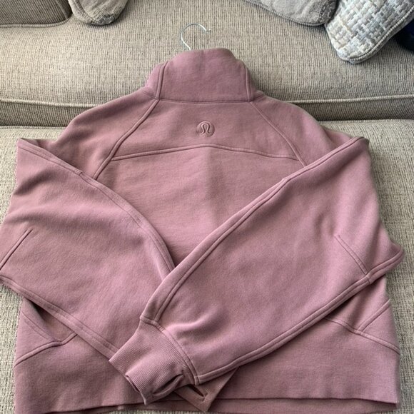 Lululemon Oversized Funnel Neck Scuba Twilight Rose size M/L - Picture 2 of 3